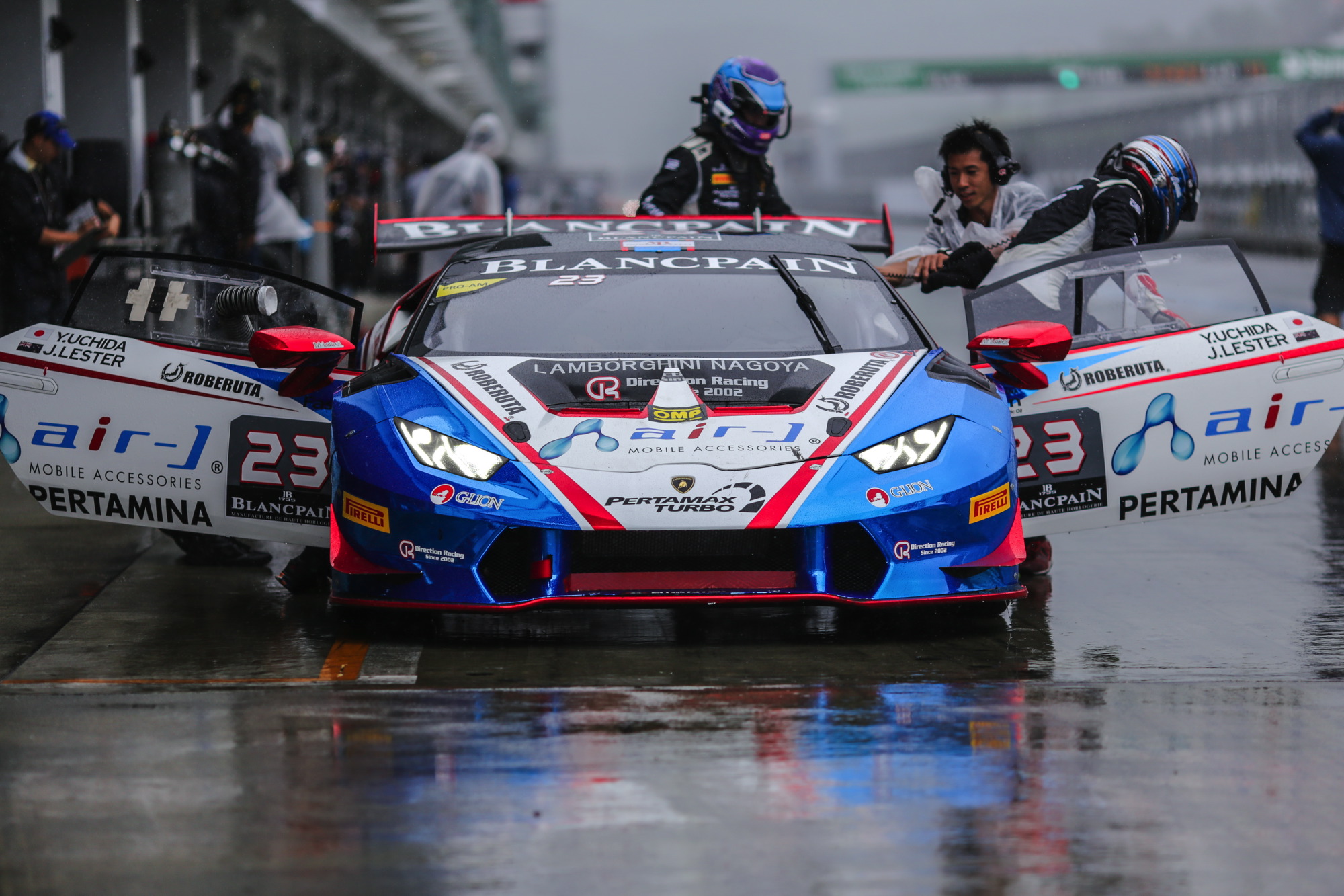 Wet Race At Fuji Speedway Concludes Gloriously    As Lamborghini Blancpain Super Trofeo Prepares For 